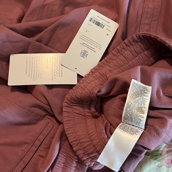 ATHLETA Size 3X Parallon Bermuda Dusty-Rose-Pink Mid-Rise Stretch Cozy $79 NEW - Picture 13 of 16